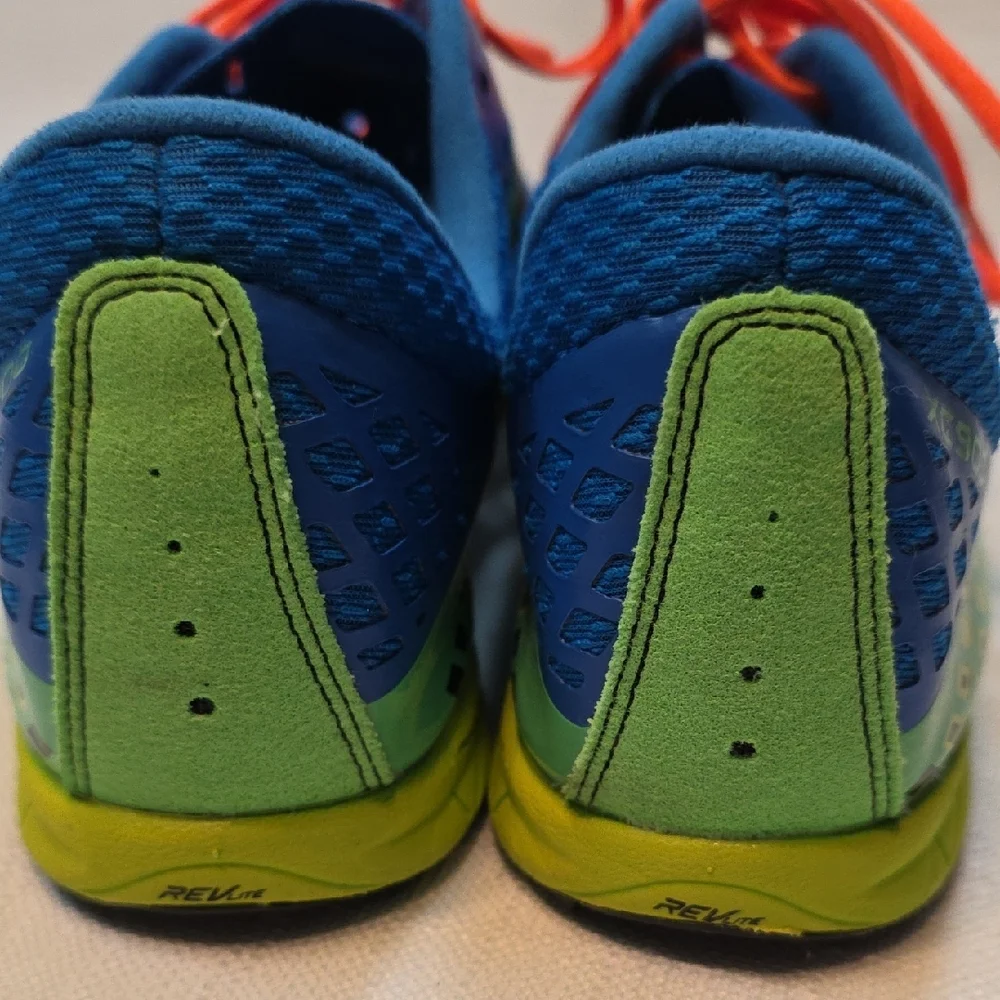 New Balance XC900 Cross Country Racing Shoes Blue Green Orange Men's 12 Running